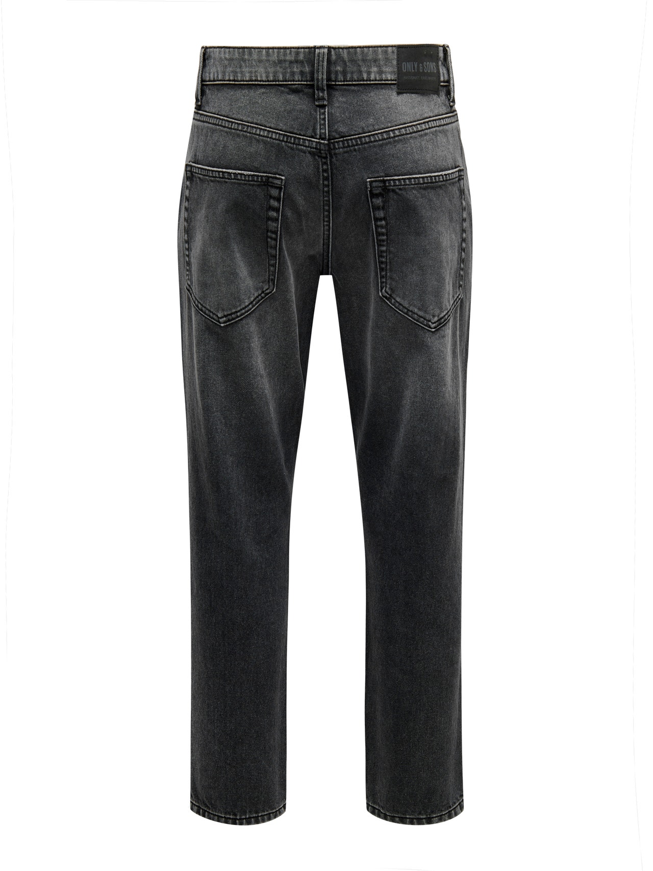 ONLY & SONS Sirge lõige Teksad -Washed Black - 22031147