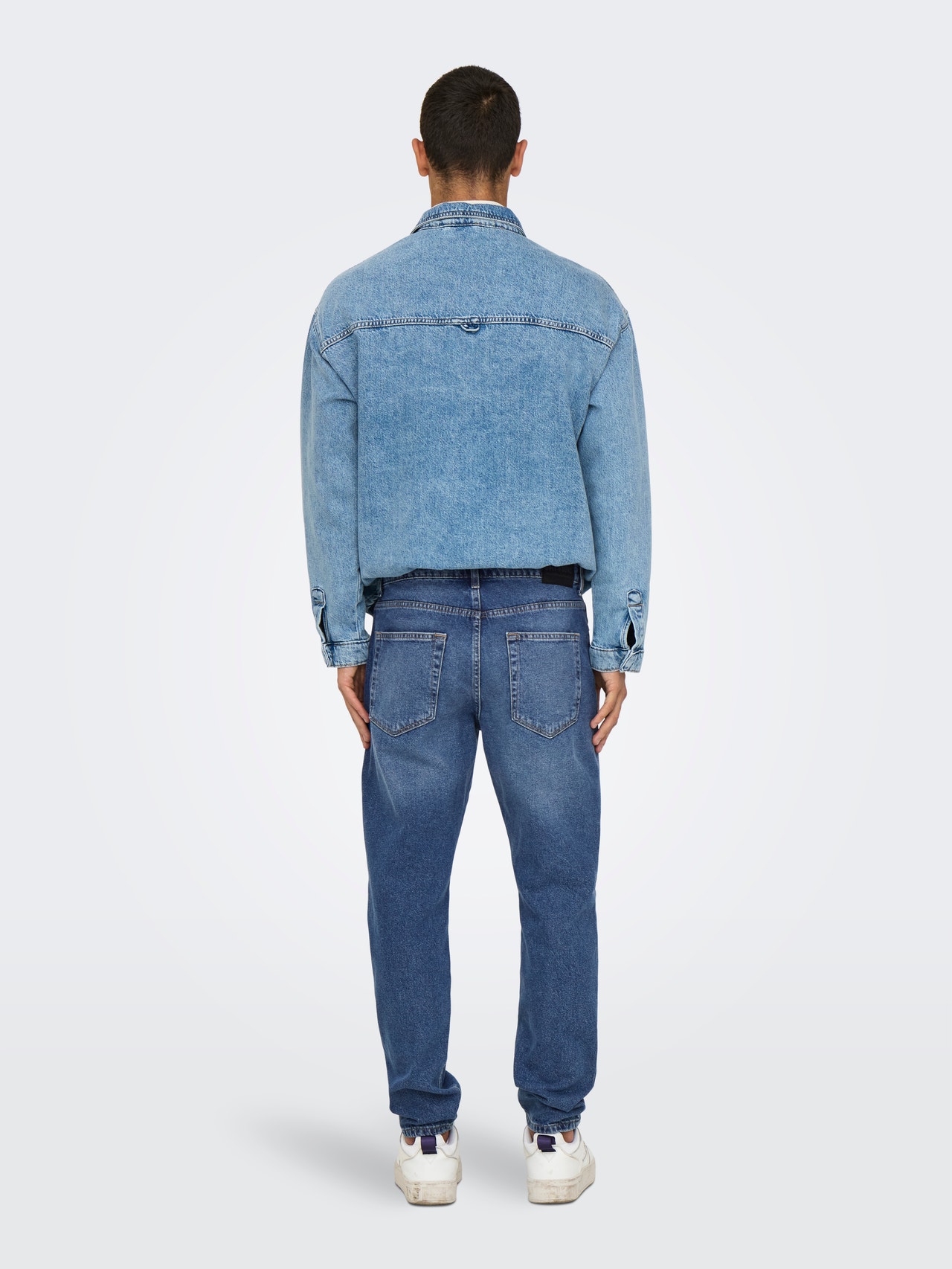 ONLY & SONS Sirge lõige Teksad -Medium Blue Denim - 22031147