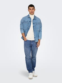 ONLY & SONS Sirge lõige Teksad -Medium Blue Denim - 22031147