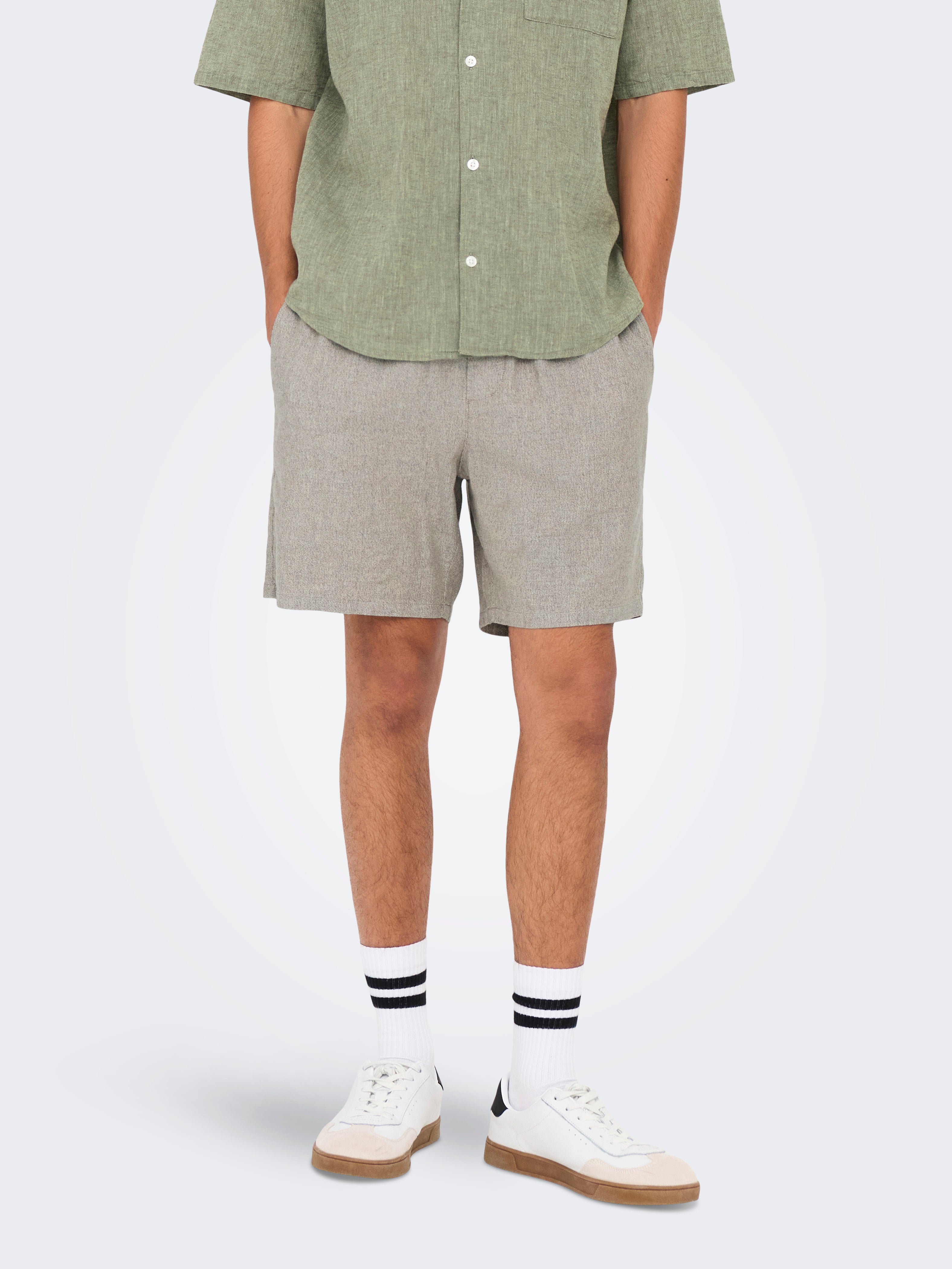 Onstel Normal Geschnitten Shorts