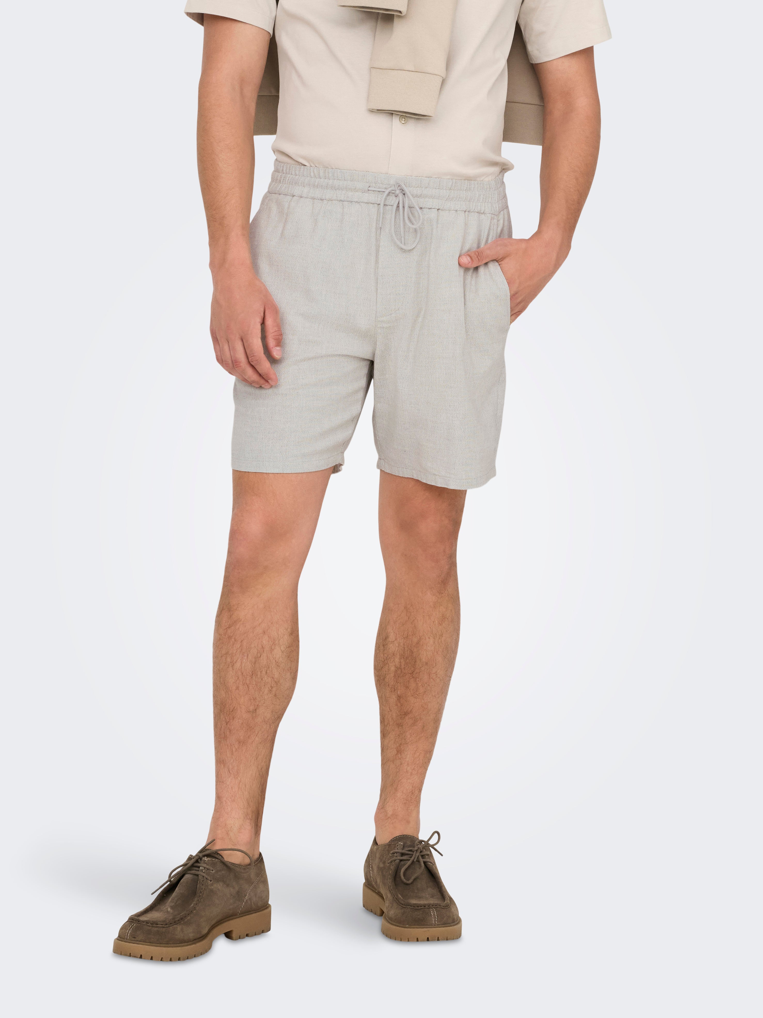 Onstel Normal Geschnitten Shorts