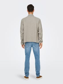 ONLY & SONS V-kaelus Jope -Raw Ecru - 22031579