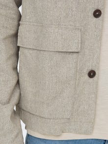 ONLY & SONS V-kaelus Jope -Raw Ecru - 22031579