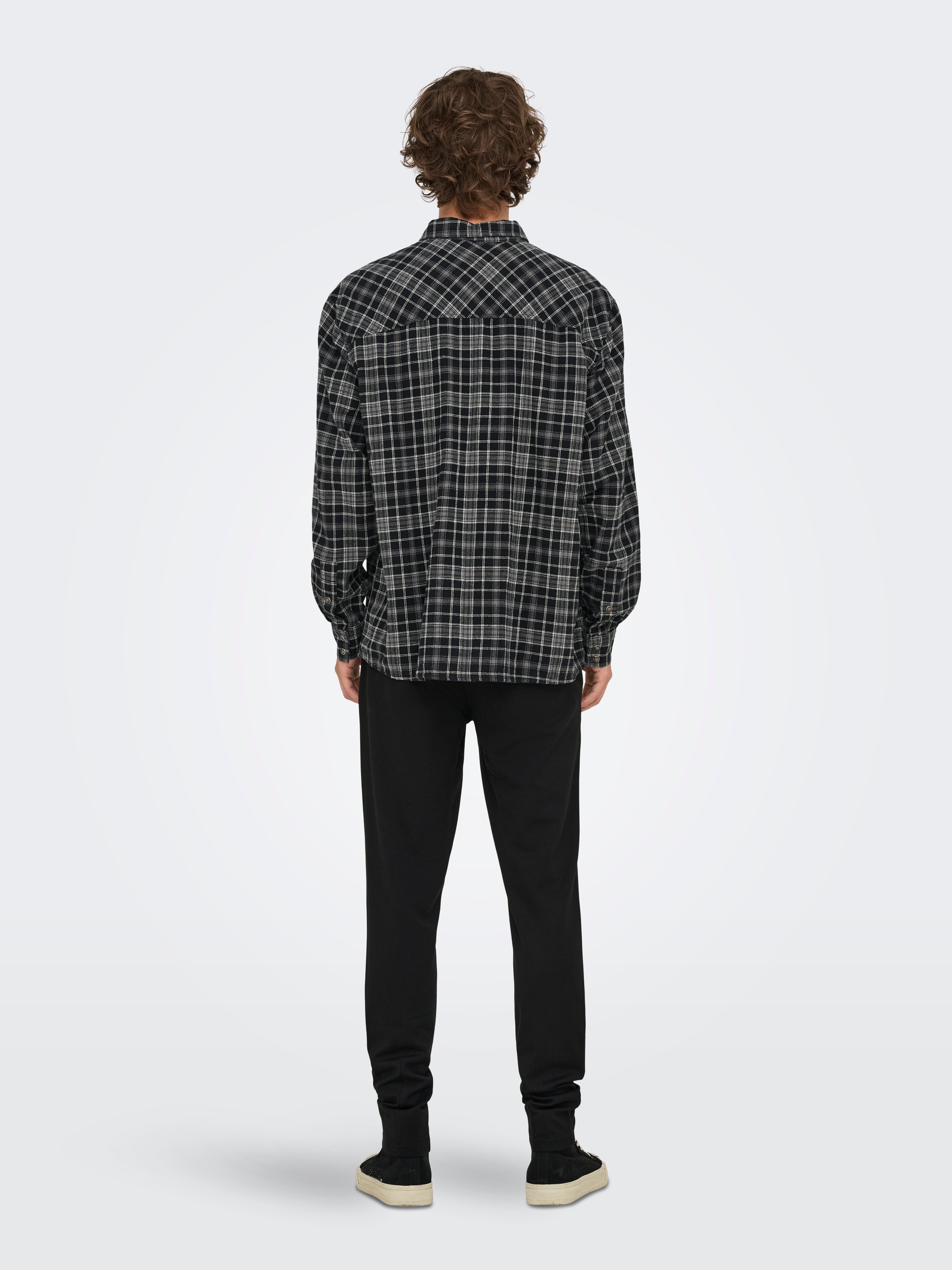 Minetom Camicia da Uomo in Flanella Maniche Lunghe A Scacchi Camicia da Boscaiolo Camicia A Quadri Camicia Casual Premium Camicia A Bianco Nero XS Minetom Camicia da Uomo in Flanella Maniche Lunghe A Scacchi Camicia da Boscaiolo Camicia A Quadri Camicia Casual Premium Camicia A Bianco Nero XS
