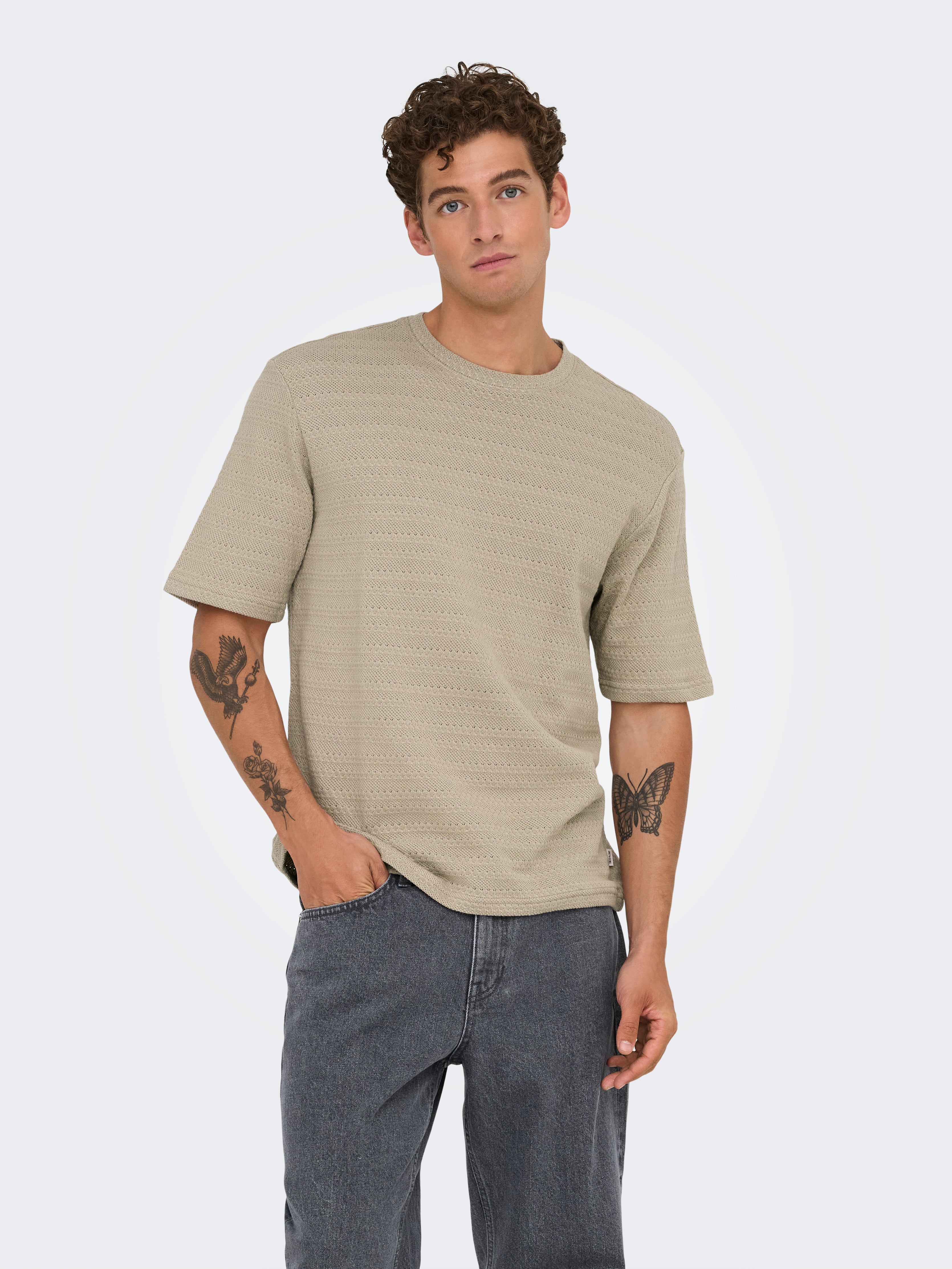 Thumbnail - Onsgivo Gestricktes T-shirt
