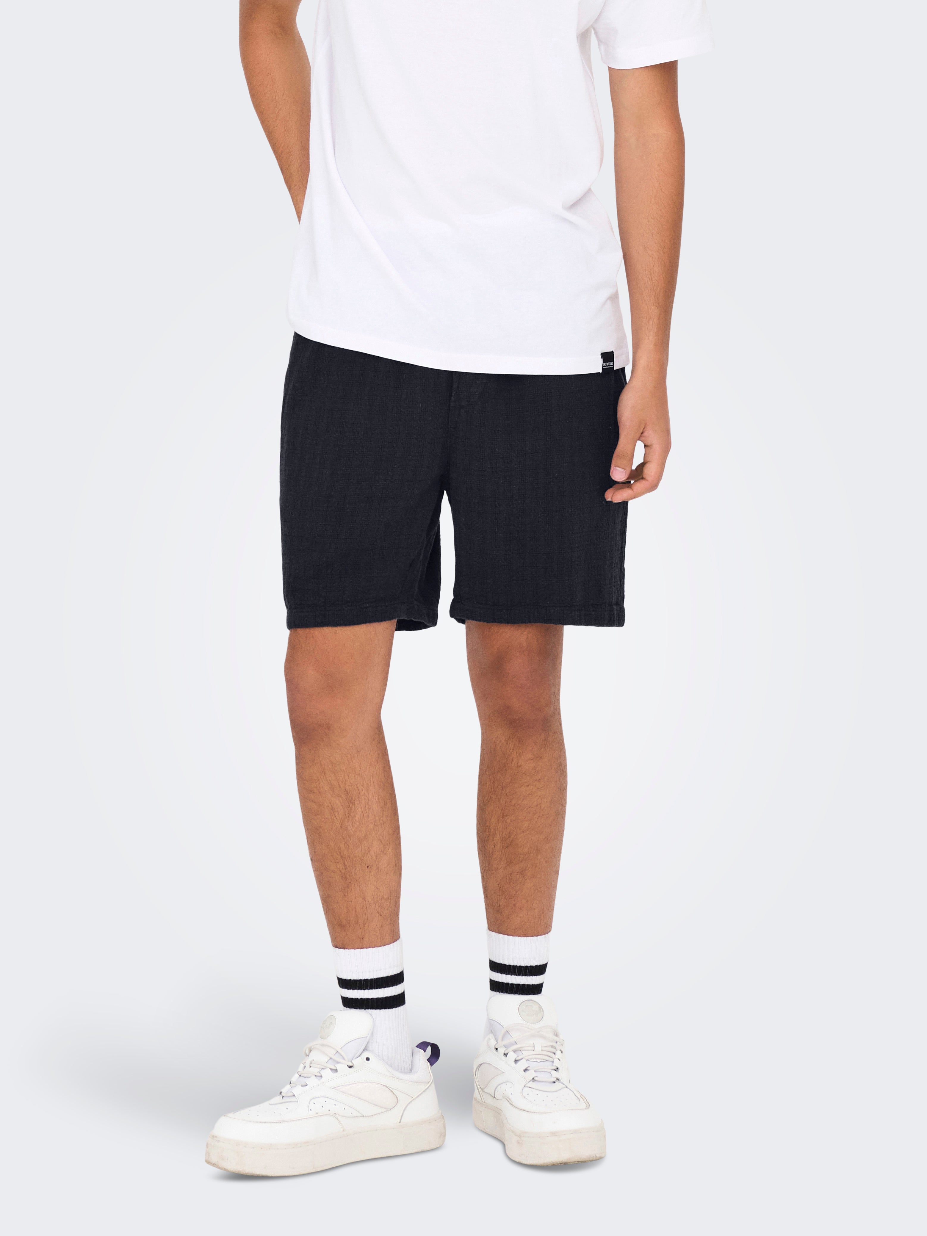 Onstel Normal Geschnitten Shorts
