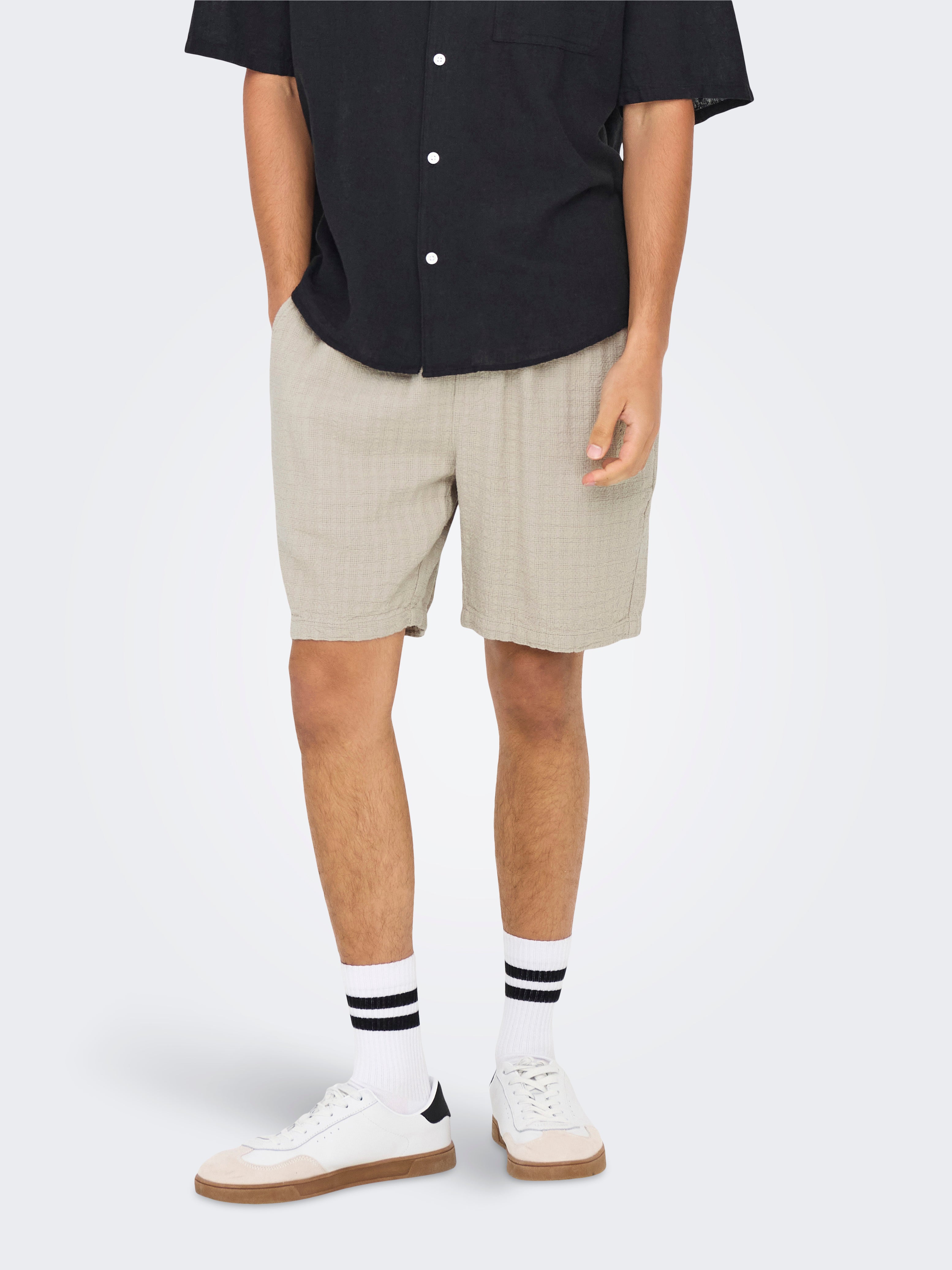 Onstel Normal Geschnitten Shorts