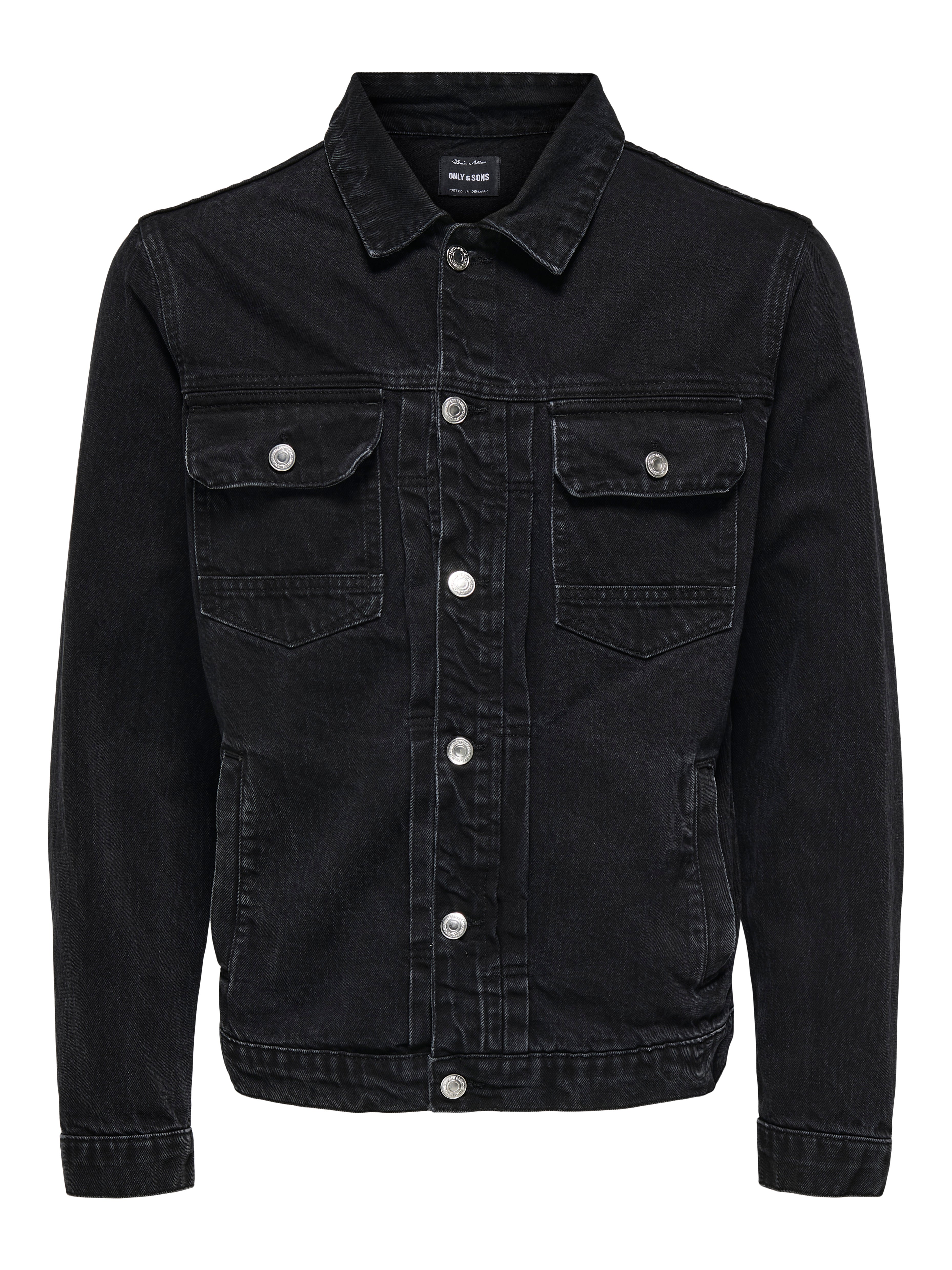 Jeans Jacke Jeansjacke Schwarz Only ONLY Damen NOOS Kurze Jeans