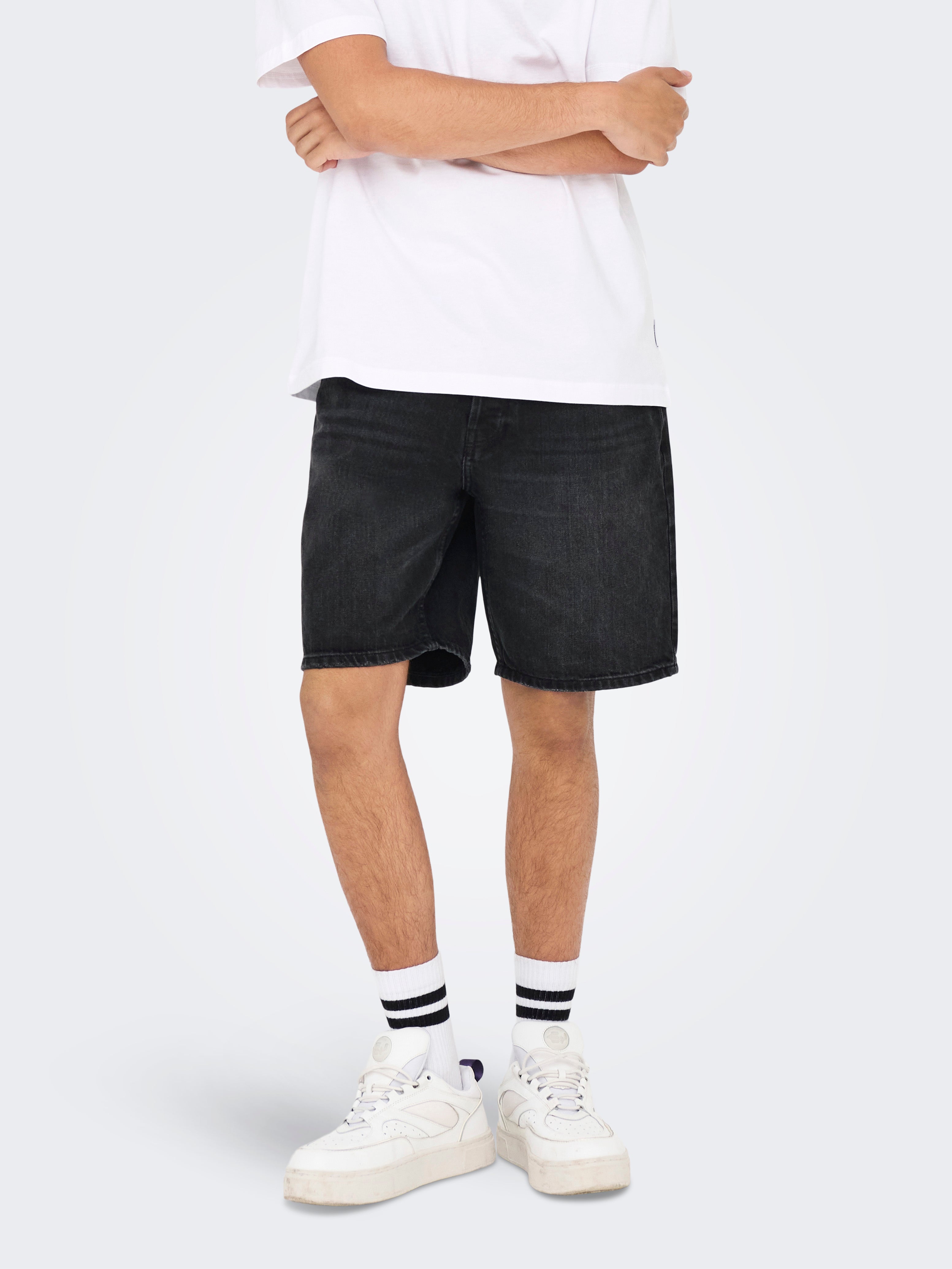 Thumbnail - Onsedge Mid Rise Gerade Geschnitten Shorts