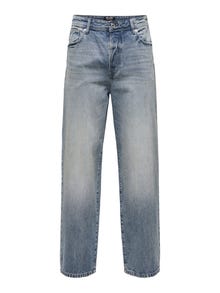 ONLY & SONS Ruumikas lõige Keskmine vöökoht Teksad -Special Blue Grey Denim - 22032218