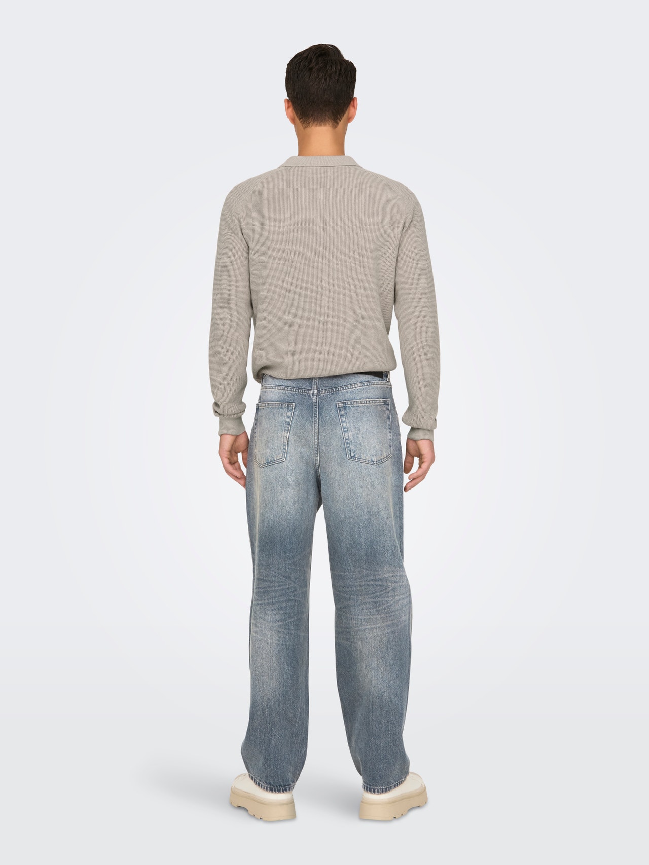 ONLY & SONS Ruumikas lõige Keskmine vöökoht Teksad -Special Blue Grey Denim - 22032218