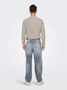 ONLY & SONS Ruumikas lõige Keskmine vöökoht Teksad -Special Blue Grey Denim - 22032218