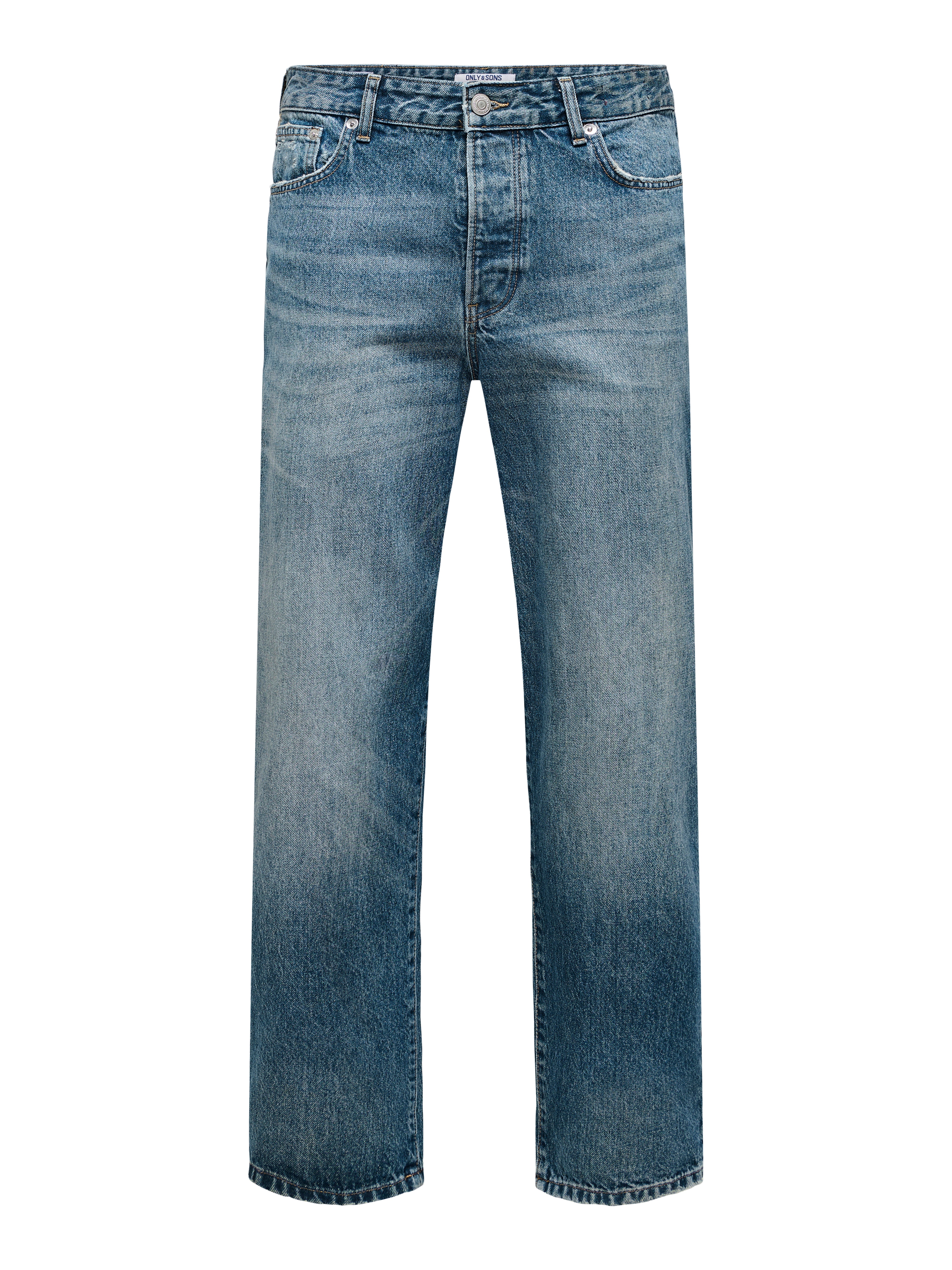 Thumbnail - Onsedge Mittlere Taille Gerade Geschnitten Jeans
