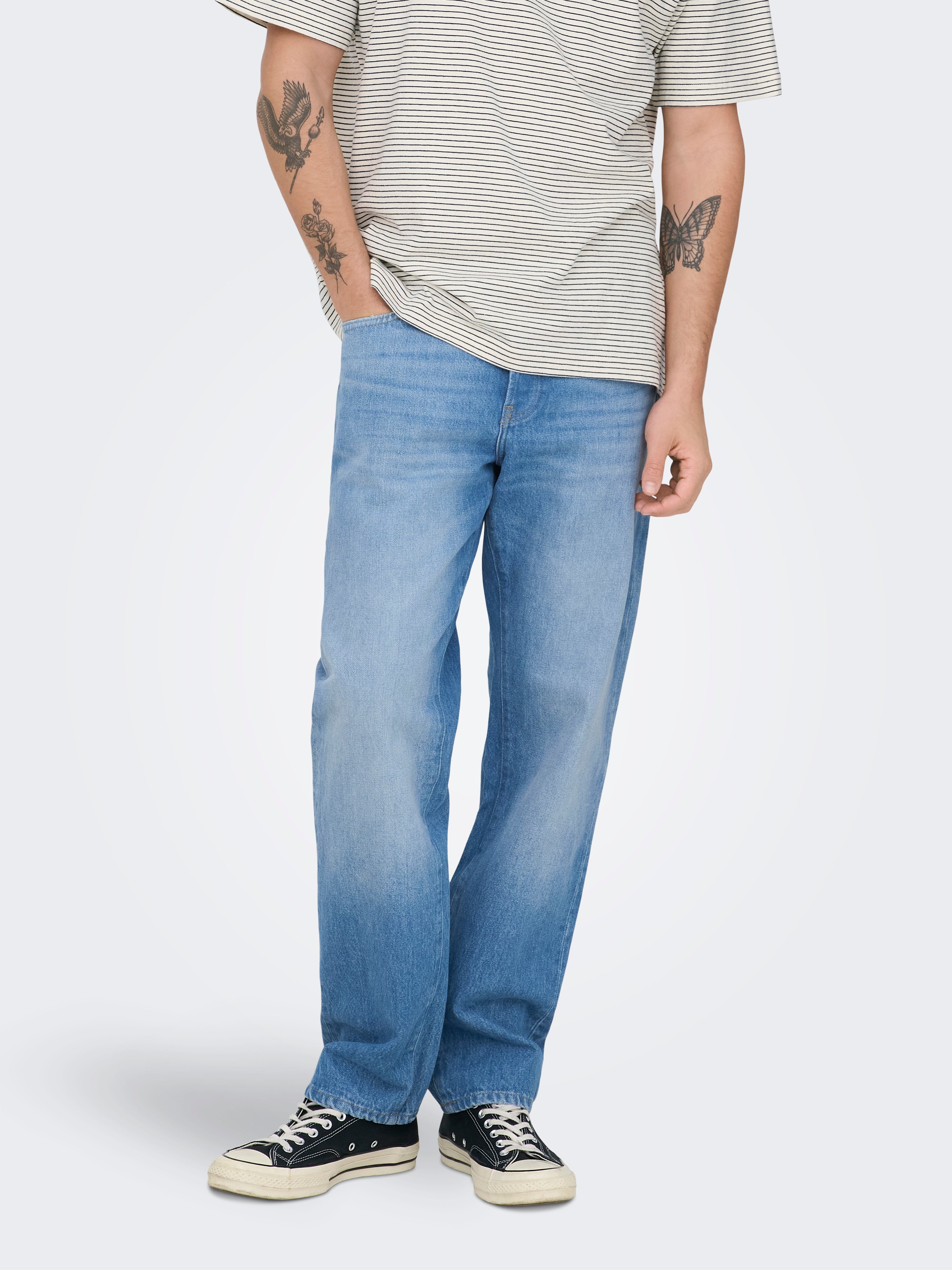 Onsedge Mid Rise Gerade Geschnitten Jeans
