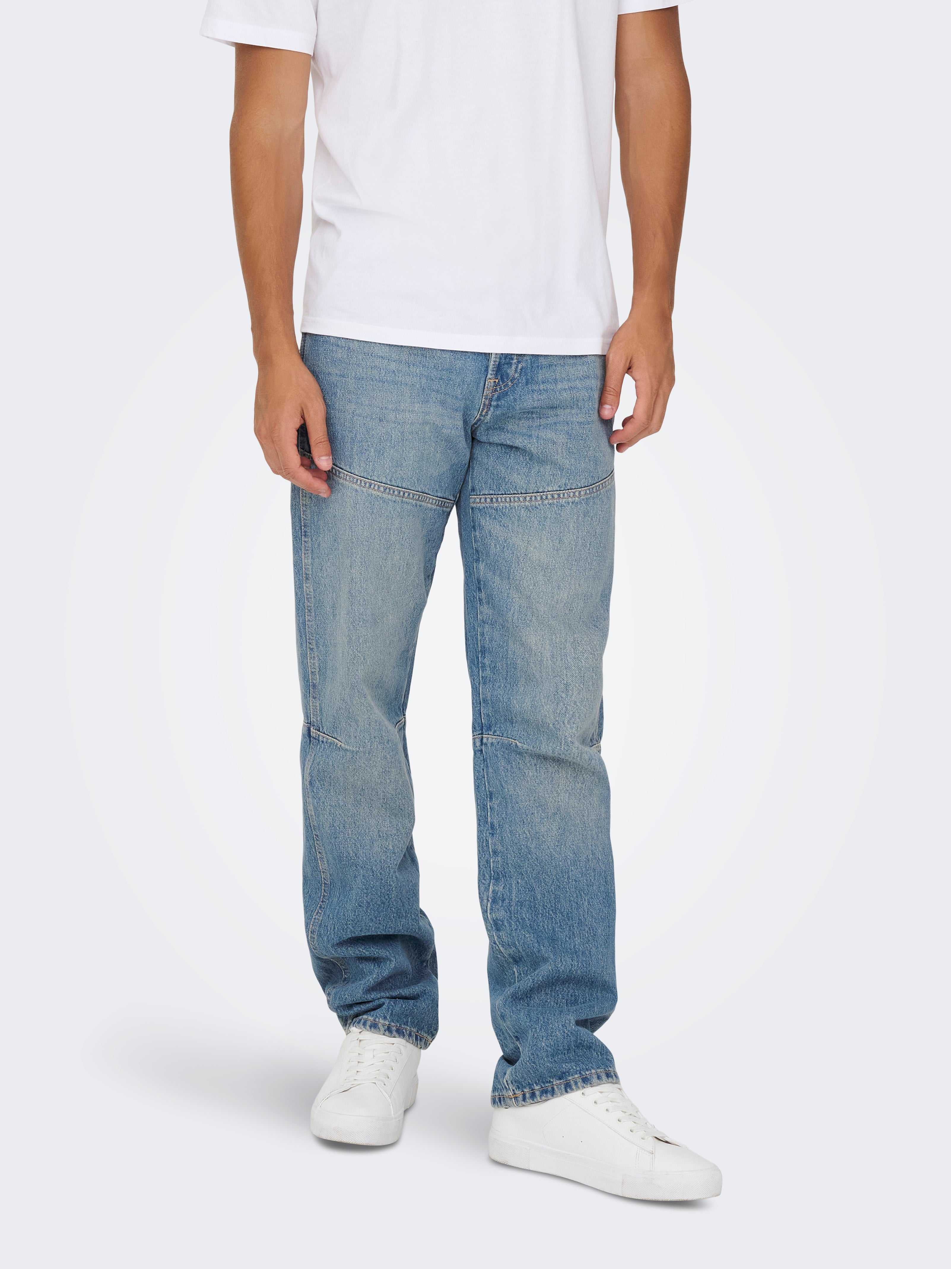 Onsedge Mid Rise Gerade Geschnitten Jeans