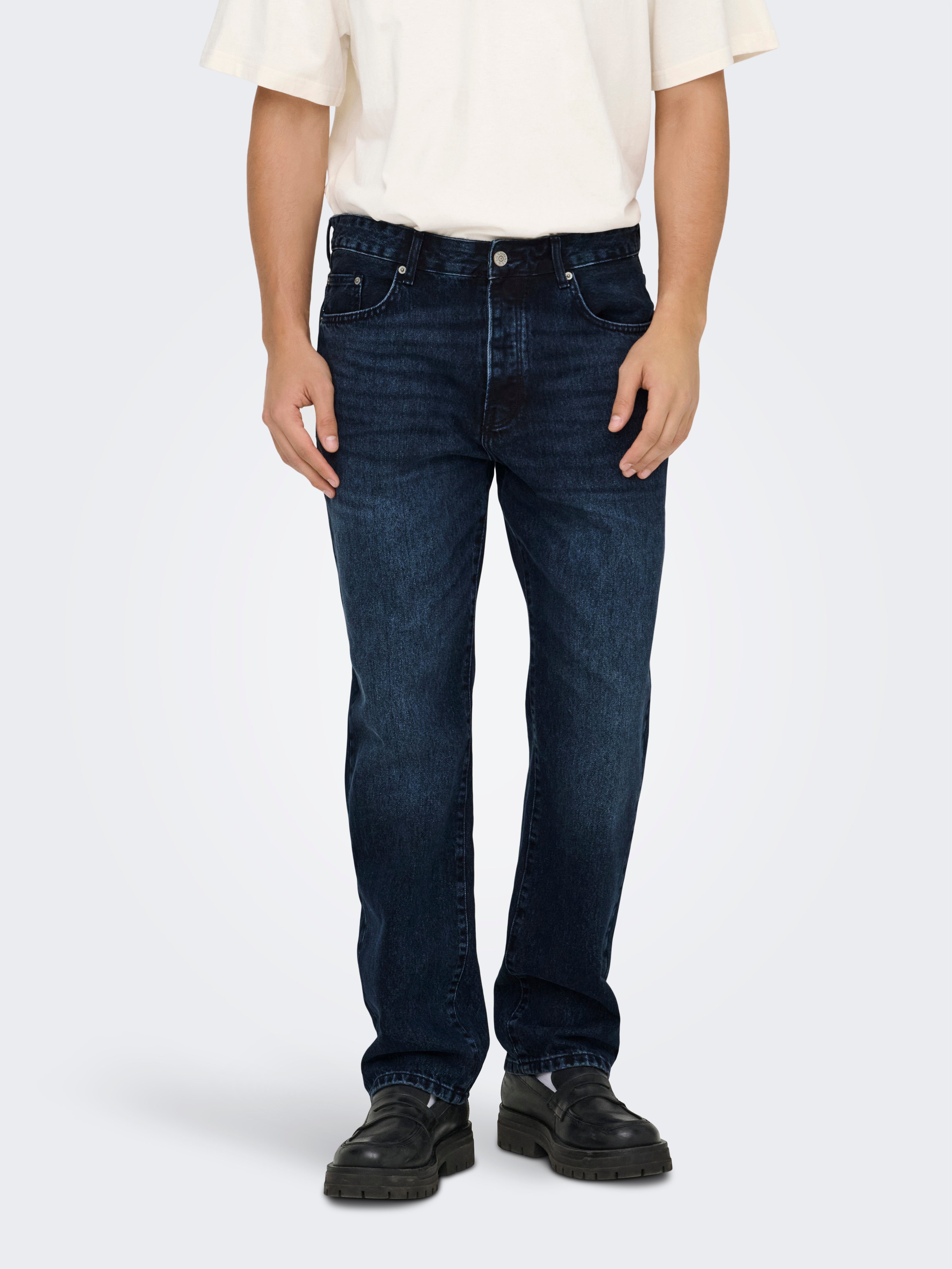 Onsedge Mid Rise Gerade Geschnitten Jeans