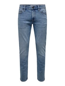 ONLY & SONS Tavapärane lõige Madal värvel Teksad -Light Blue Denim - 22032529