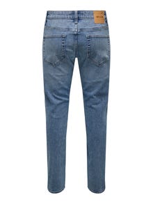 ONLY & SONS Tavapärane lõige Madal värvel Teksad -Light Blue Denim - 22032529