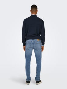 ONLY & SONS Tavapärane lõige Madal värvel Teksad -Light Blue Denim - 22032529