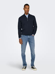 ONLY & SONS Tavapärane lõige Madal värvel Teksad -Light Blue Denim - 22032529