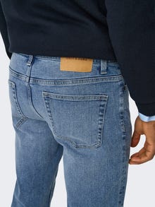 ONLY & SONS Tavapärane lõige Madal värvel Teksad -Light Blue Denim - 22032529