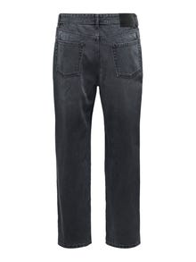 ONLY & SONS Ruumikas lõige Kõrge vöökoht Teksad -Washed Black - 22032717