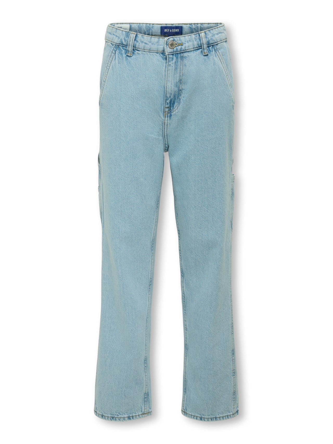 ONLY & SONS OSJEDGE Mid waist Ίσια εφαρμογή Τζιν -Light Blue Denim - 22032787