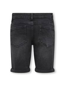 ONLY & SONS Redovno prianjanje Srednji uspon JUNIOR Kratke hlače -Washed Black - 22032796