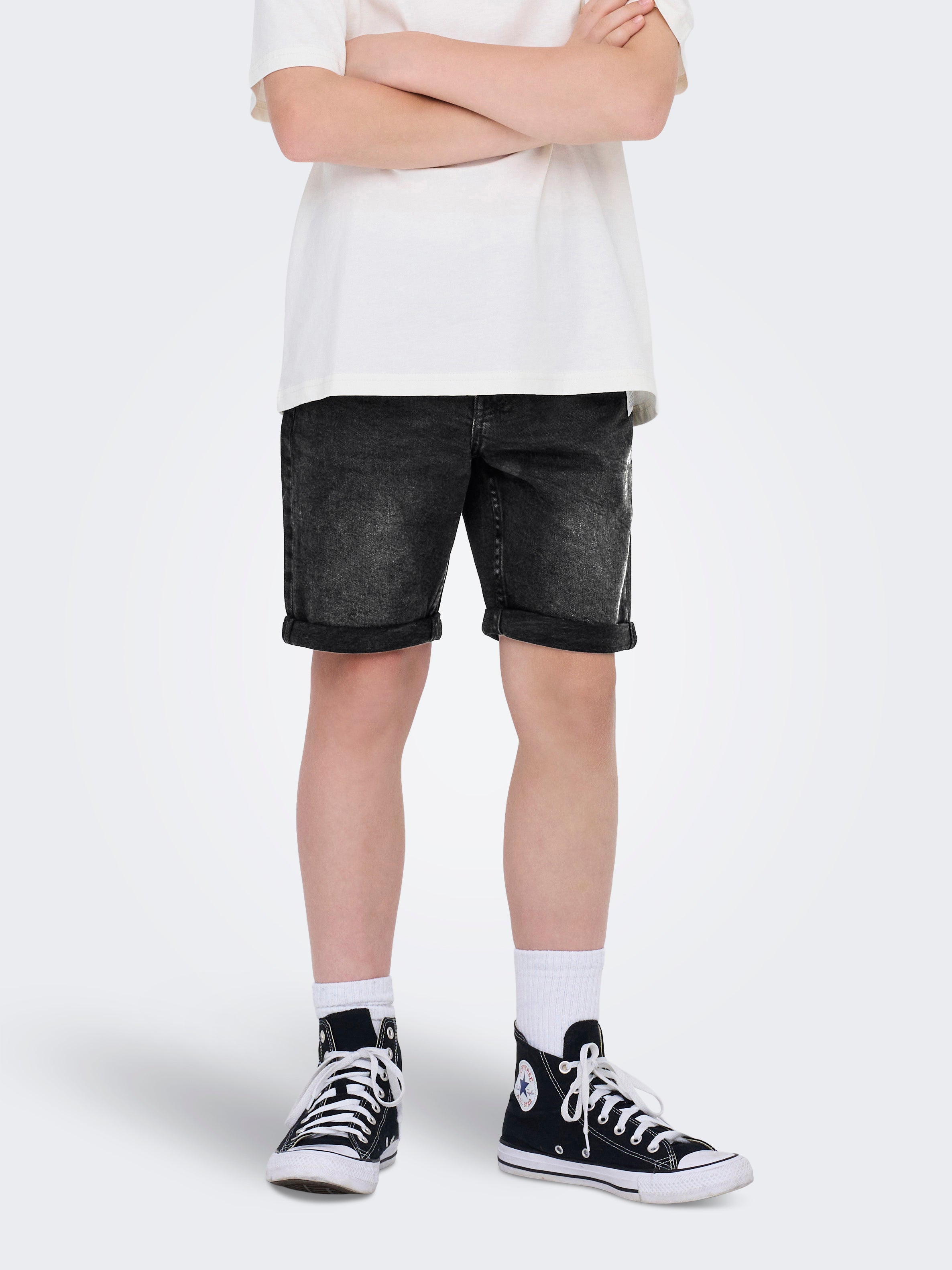 Thumbnail - Osjply Mid Rise Normal Geschnitten Shorts