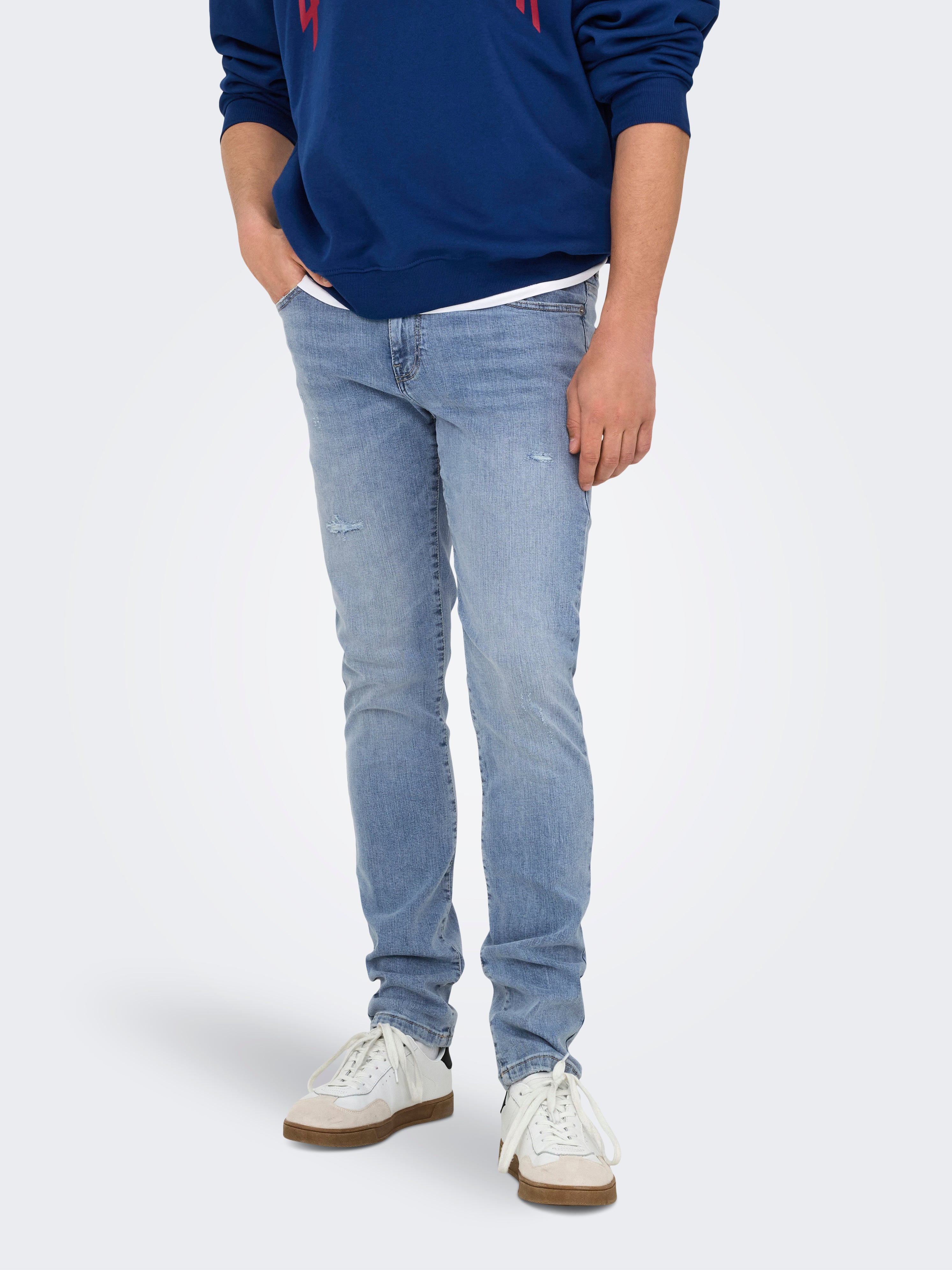 Onsloom Niedrige Taille Slim Fit Jeans