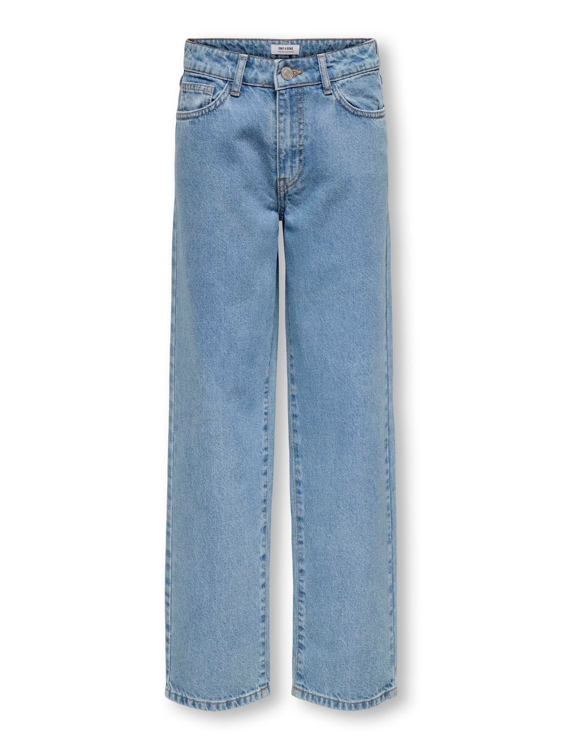 Osjfade Mid Rise Locker Geschnitten Jeans