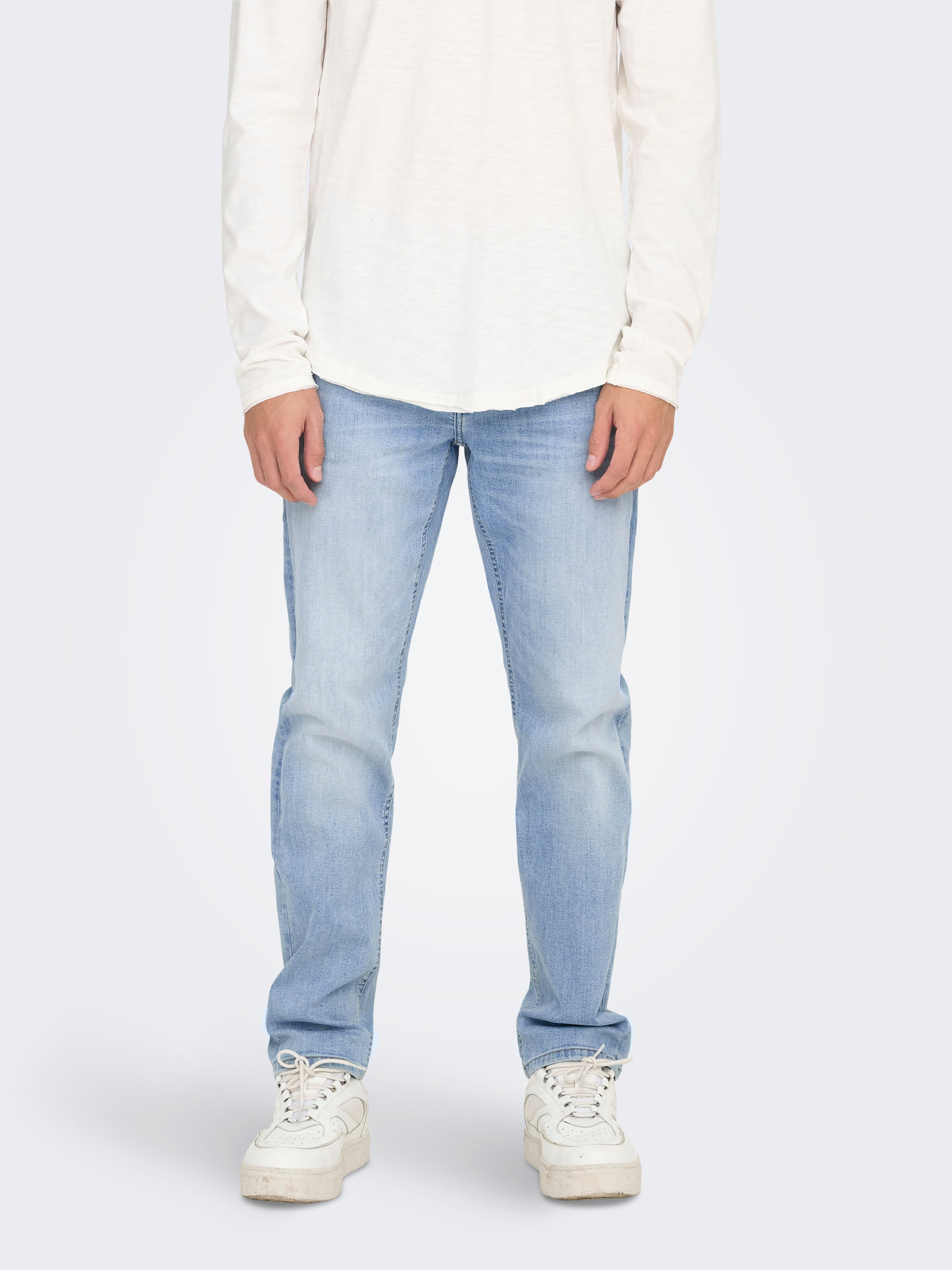 Onsweft Mittlere Taille Normal Geschnitten Jeans