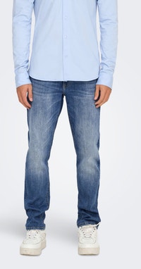 Only & Sons ONSWEFT - Jeans a sigaretta - blue denim/blu denim Only & Sons ONSWEFT - Jeans a sigaretta - blue denim/blu denim