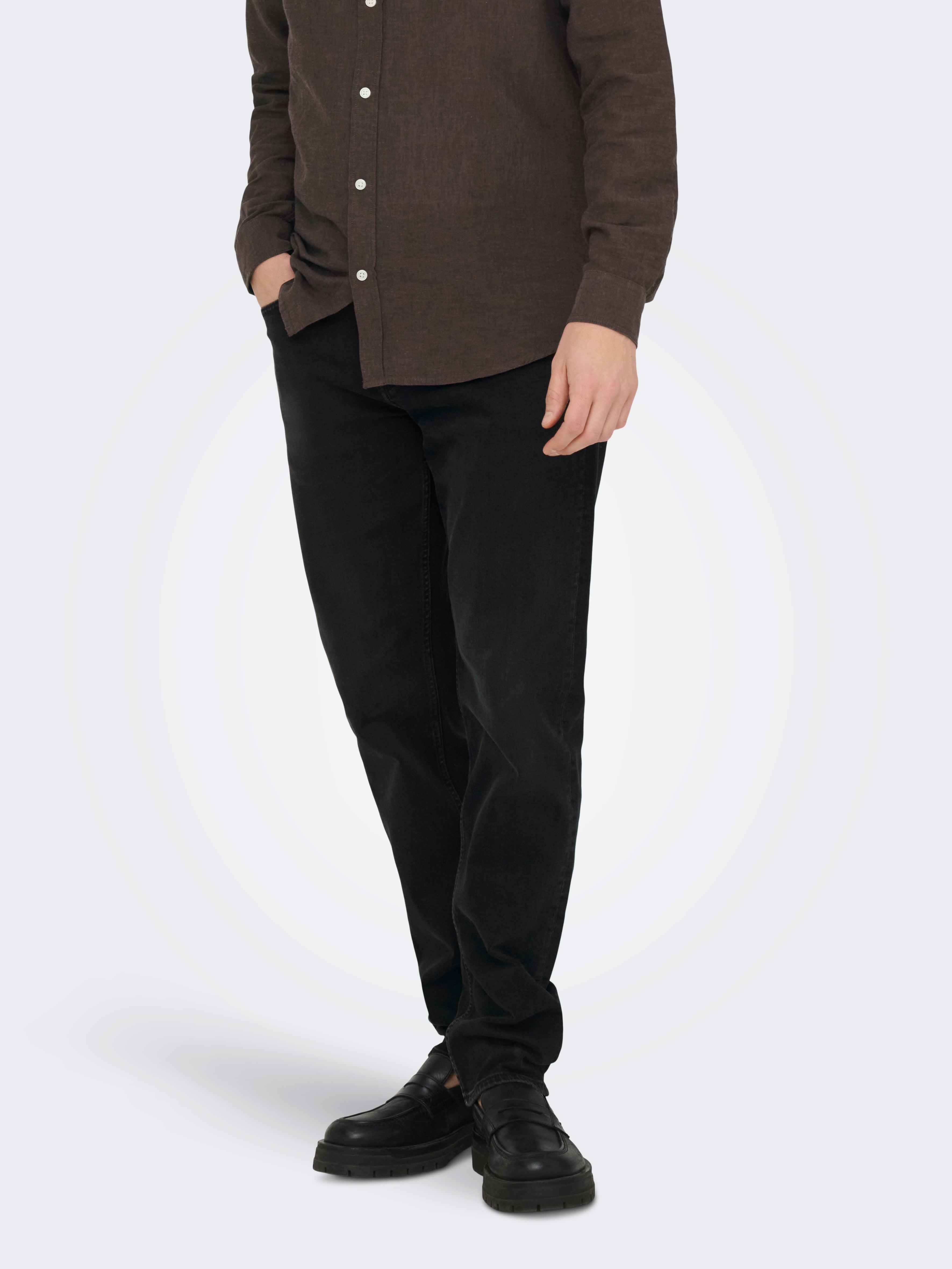 Thumbnail - Onsweft Mittlere Taille Normal Geschnitten Jeans