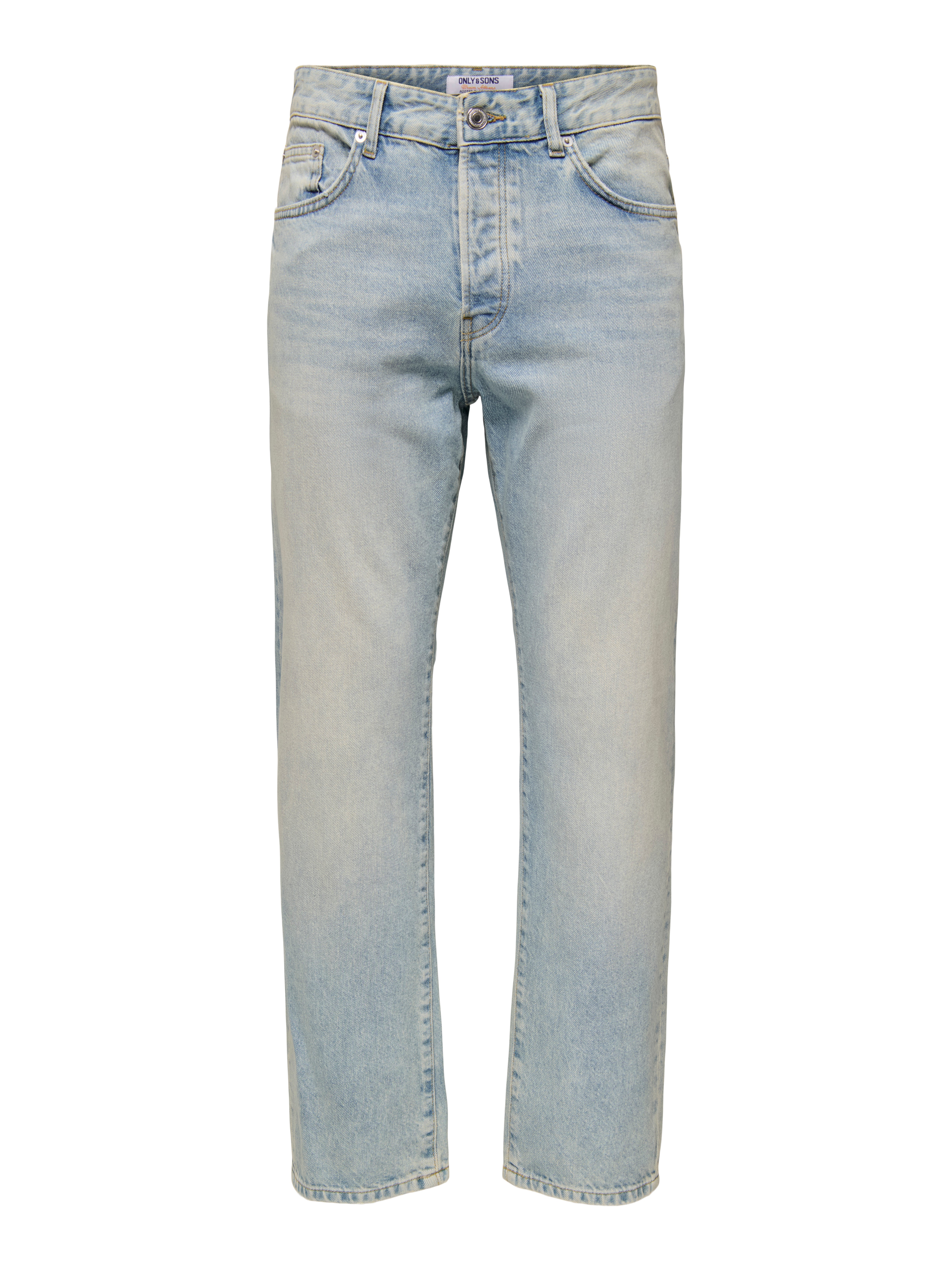 Onsedge Mittlere Taille Gerade Geschnitten Jeans