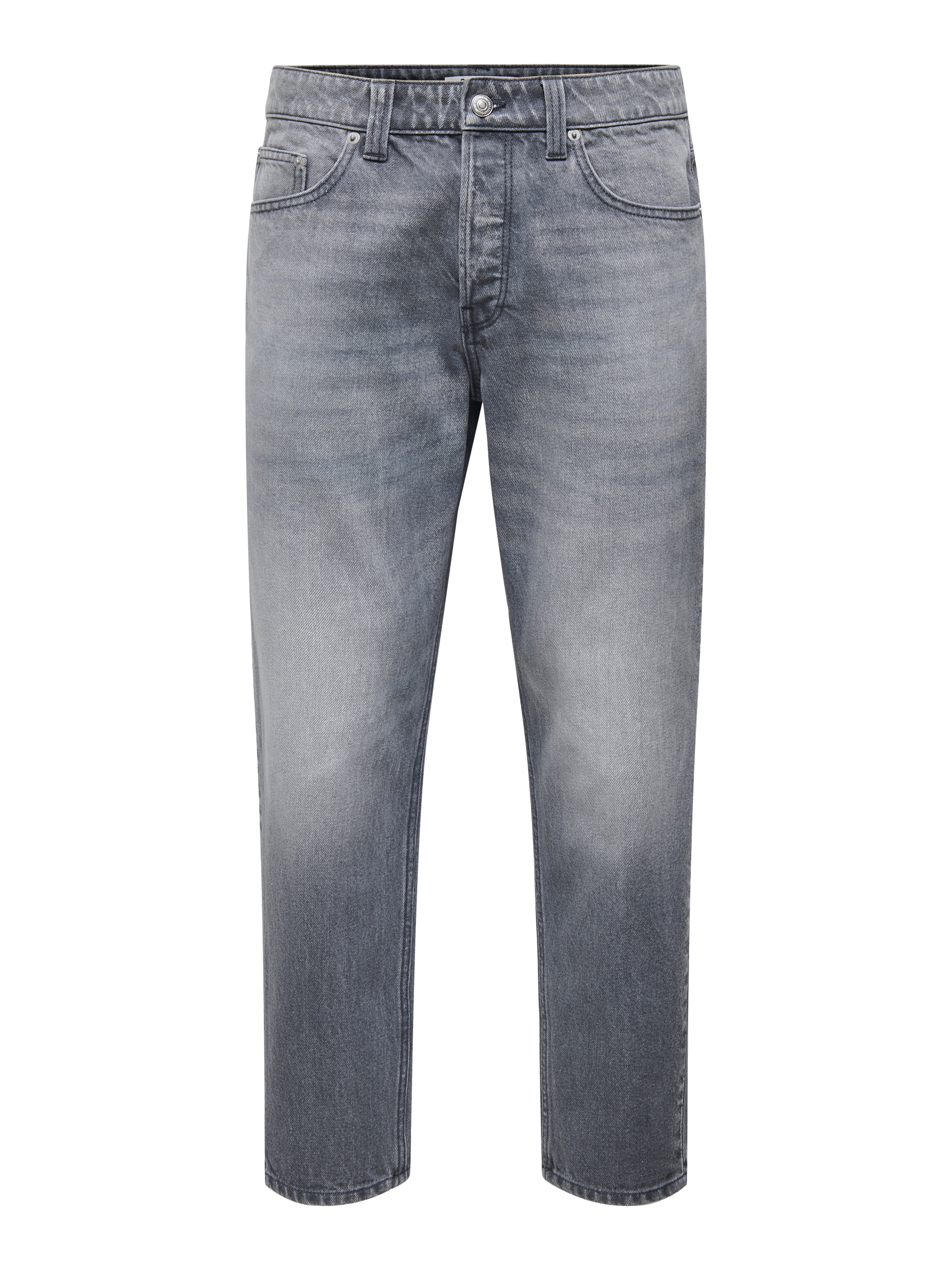 Onsedge Mittlere Taille Gerade Geschnitten Jeans