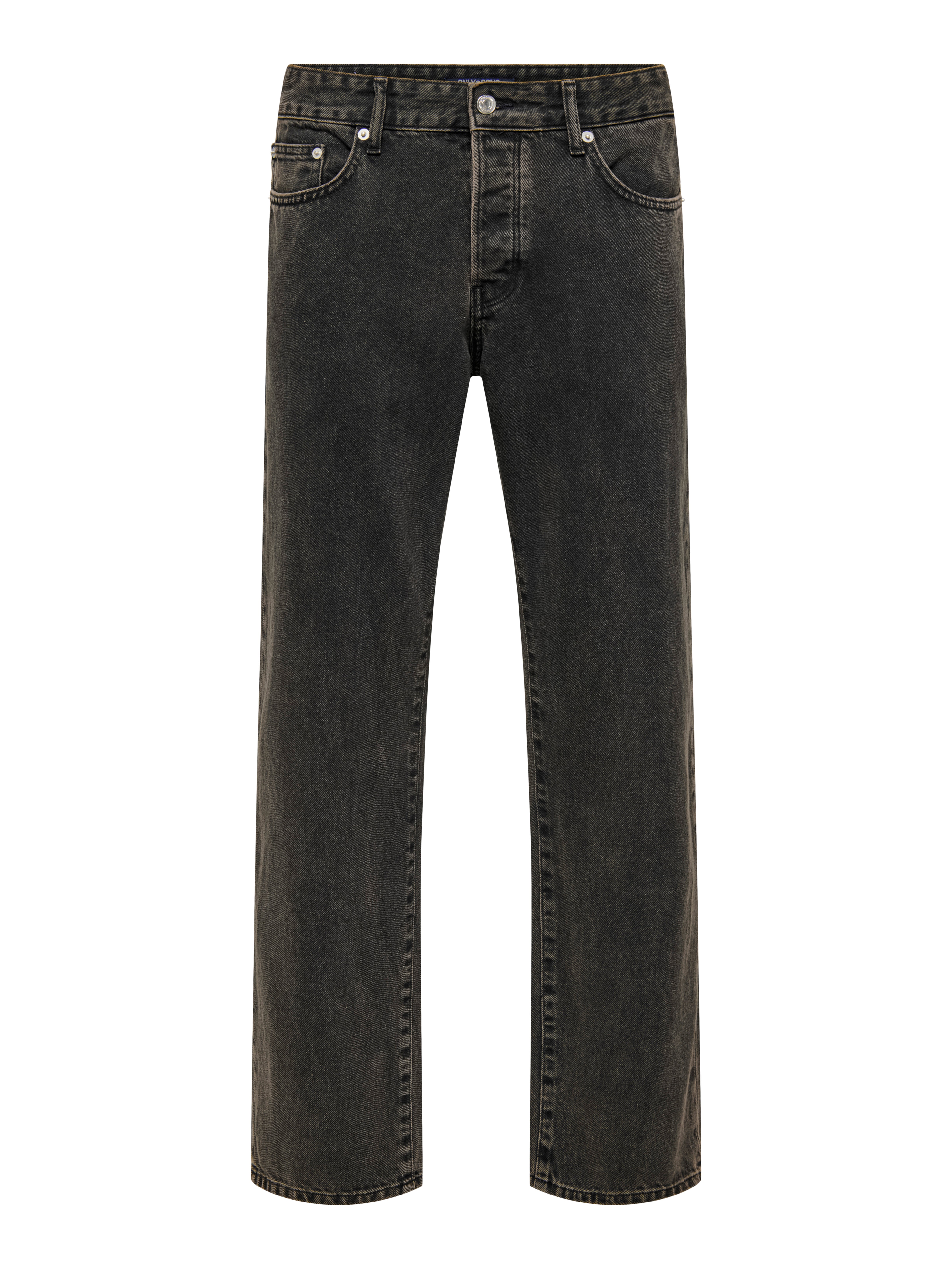 Onsedge Mittlere Taille Gerade Geschnitten Jeans