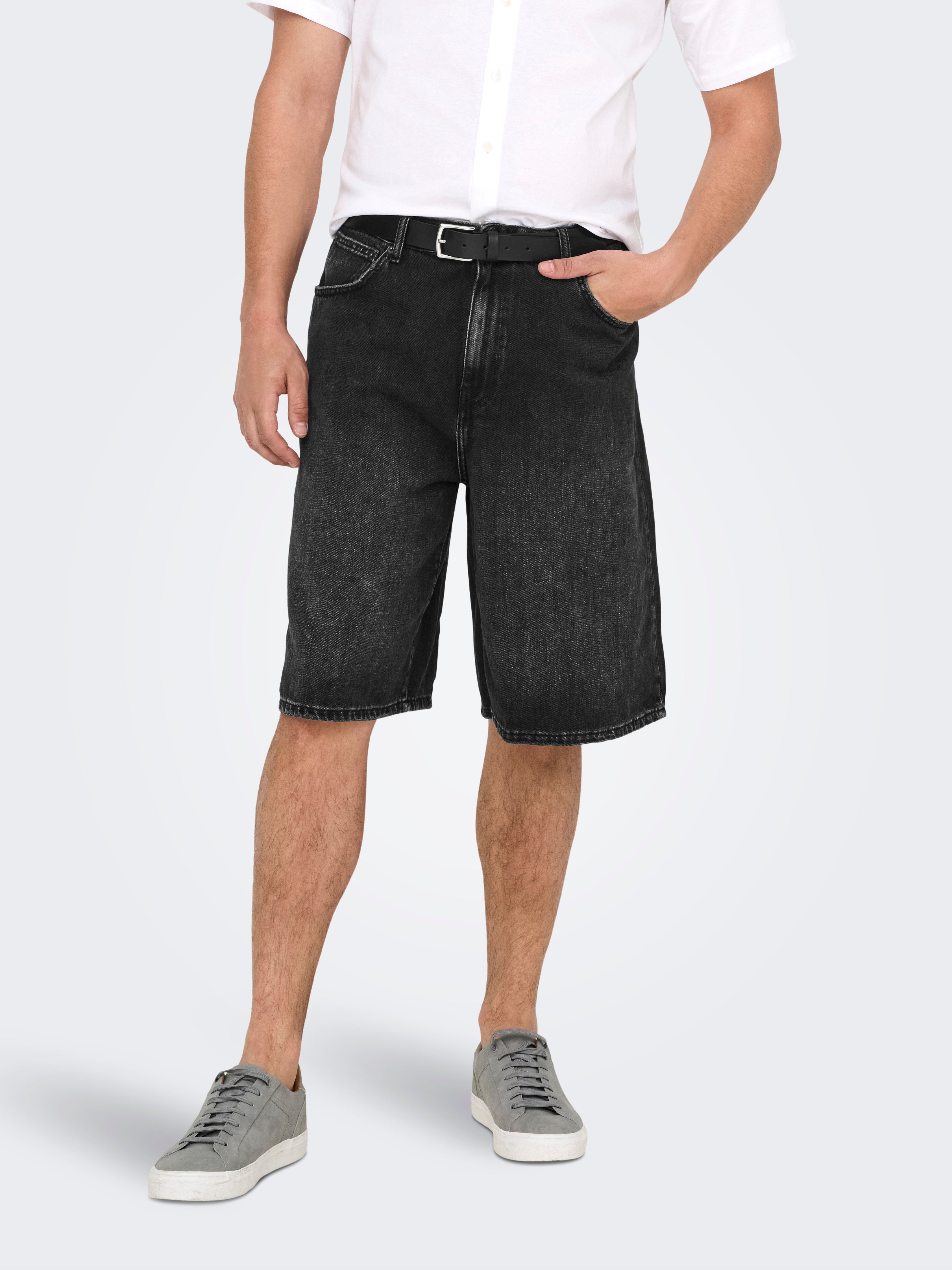 Onscarl Mid Rise Ballon Schnitt Shorts