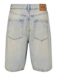 ONLY & SONS ONSCARL Middels høyt snitt Balloon Fit Shorts -Light Blue Bleached Denim - 22032960