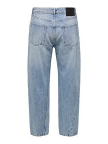 ONLY & SONS Ruumikas lõige Keskmine vöökoht Teksad -Light Blue Denim - 22033146