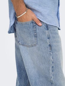 ONLY & SONS Ruumikas lõige Keskmine vöökoht Teksad -Light Blue Denim - 22033146