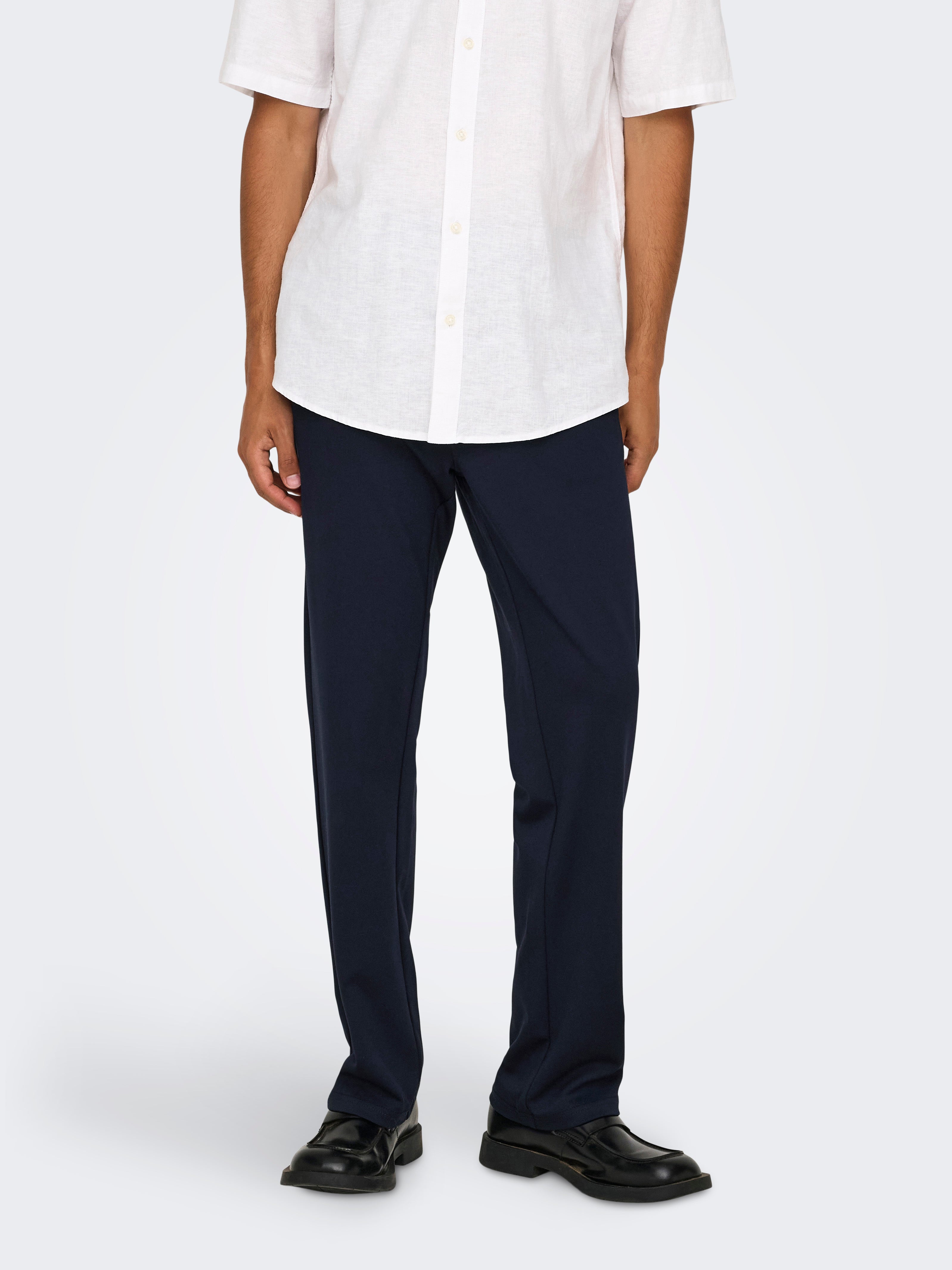 Thumbnail - Onsmark Normal Geschnitten Chino Hose