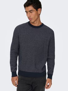 ONLY & SONS ONSMORGAN Pullover -Navy Blazer - 22033297