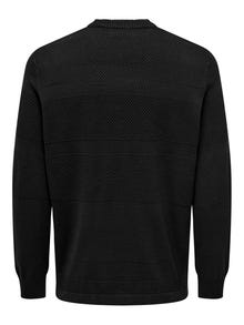 ONLY & SONS ONSMALIK Pullover -Black - 22033298