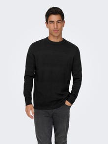 ONLY & SONS ONSMALIK Pullover -Black - 22033298