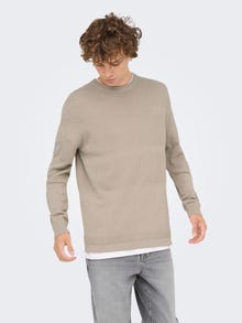 ONLY & SONS ONSMALIK Genser -Silver Lining - 22033298