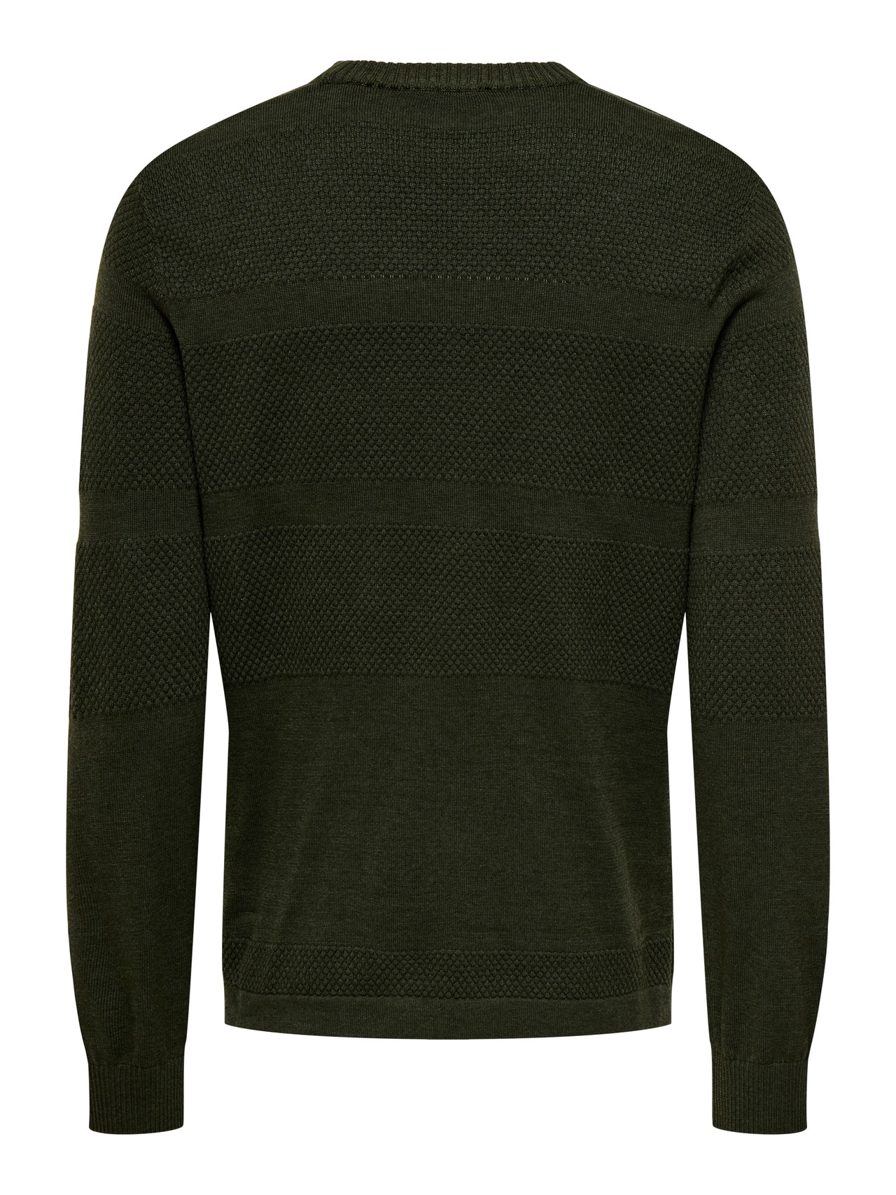 ONLY & SONS ONSMALIK Pullover -Olive Night - 22033298