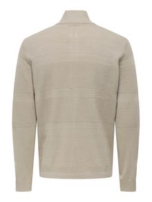 ONLY & SONS ONSMALIK Gebreid vest -Silver Lining - 22033304