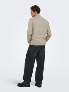 ONLY & SONS ONSMALIK Gebreid vest -Silver Lining - 22033304