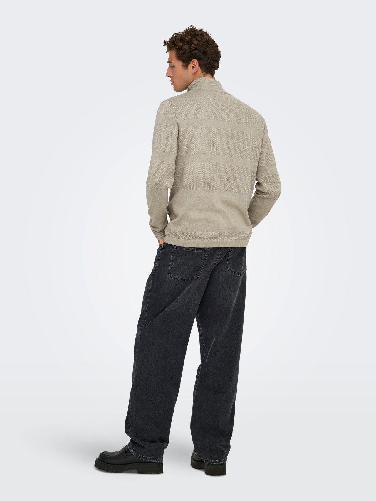 ONLY & SONS ONSMALIK Neuletakit -Silver Lining - 22033304